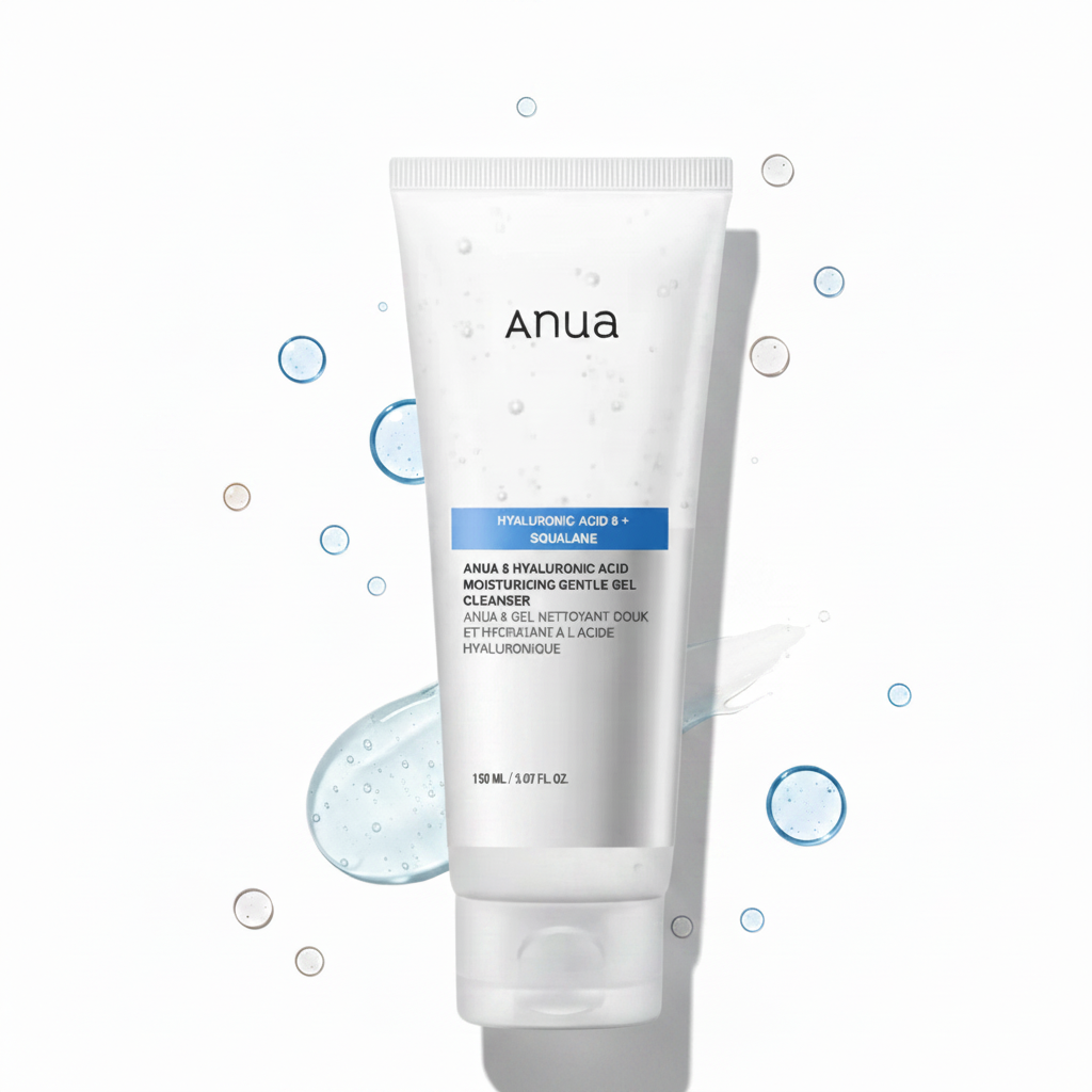 Anua – 8 Hyaluronic Acid Moisturizing Gentle Gel Cleanser, 150 ml