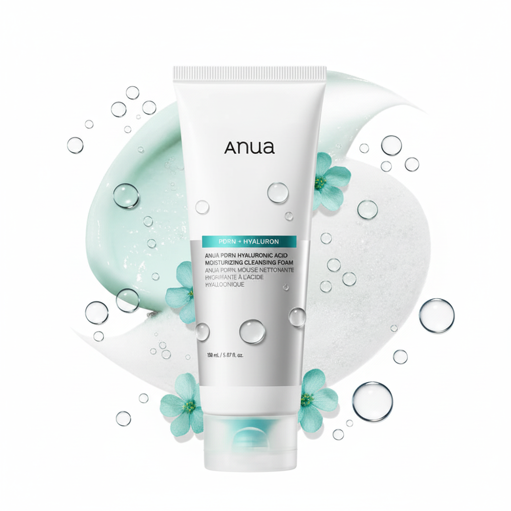 Anua PDRN Foam — Sfondo Bianco corretto