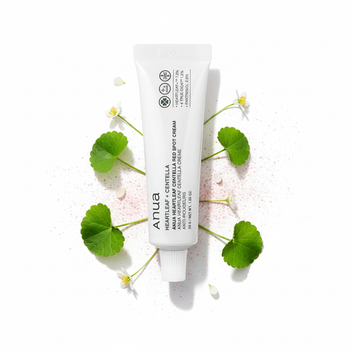 Anua Red Spot Cream - Sfondo Bianco