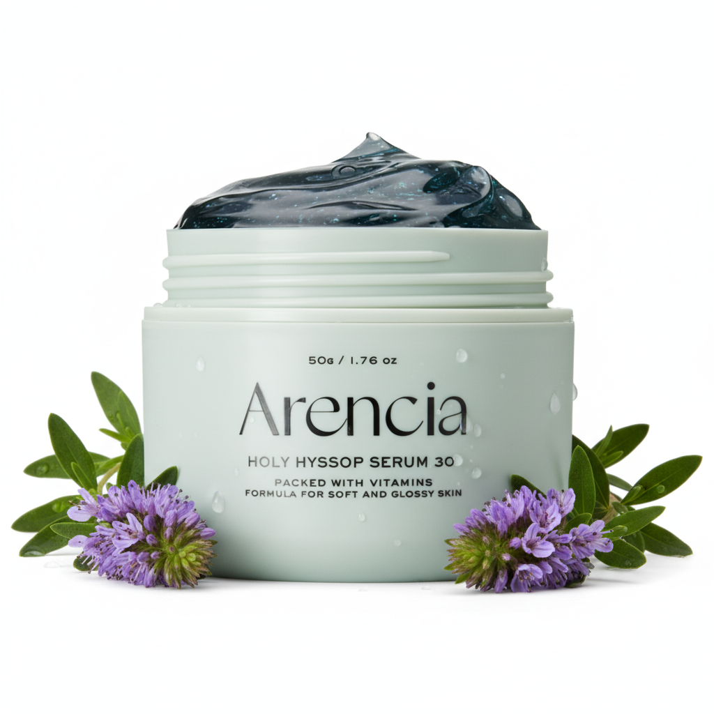 Arencia Holy Hyssop — Sfondo Bianco