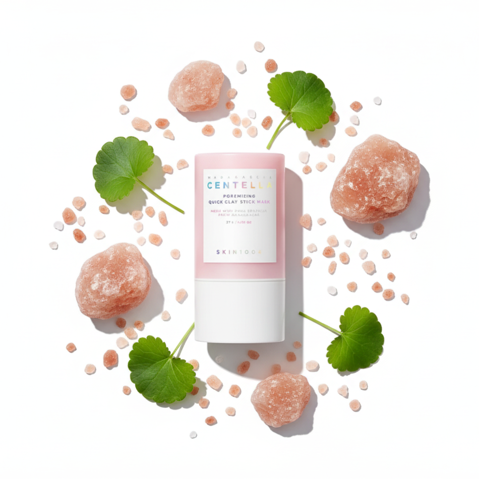 Clay Stick Mask — Sfondo Bianco puro