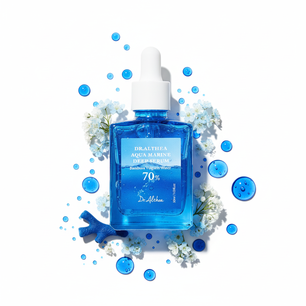Dr. Althea Aqua Marine — Sfondo Bianco
