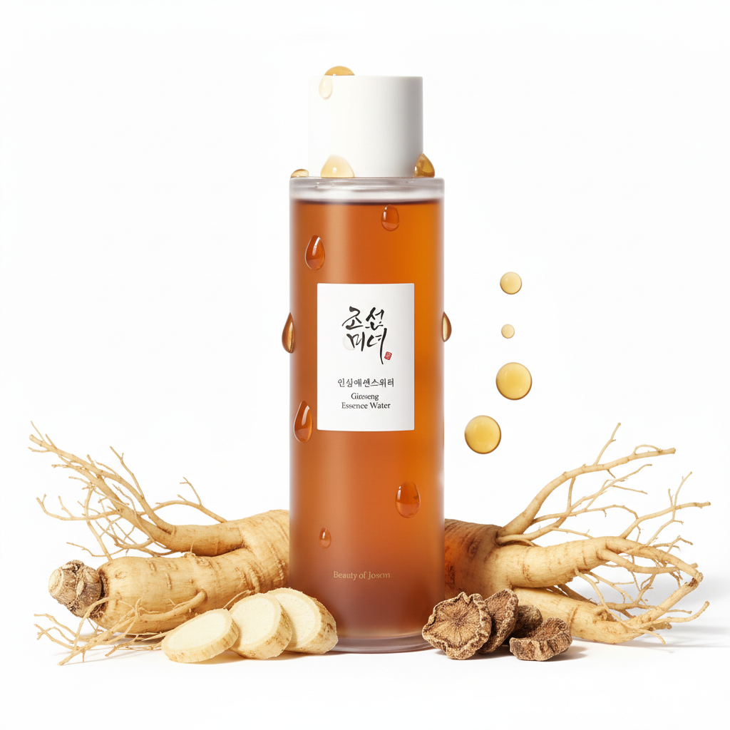 Ginseng Essence Water — Sfondo Bianco