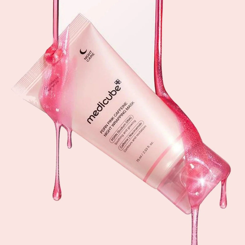 Medicube – PDRN Pink Caffeine Overnight Wrapping Mask