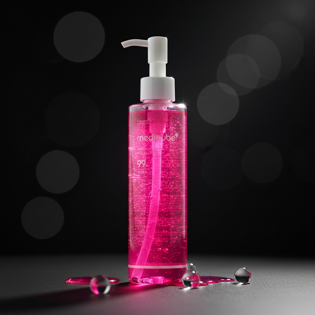 Medicube PDRN Hydrating Gel Cleanser — Vetro Editoriale Scura