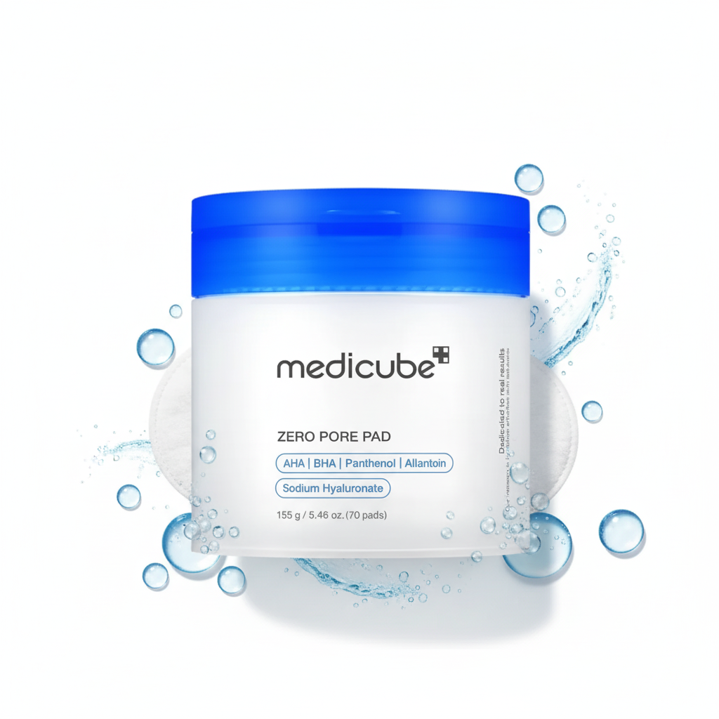 Medicube Zero Pore Pad — Sfondo Bianco