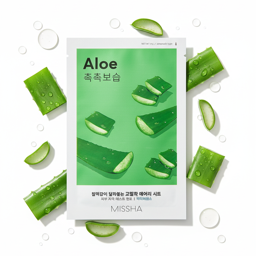 Missha Aloe - Sfondo Bianco