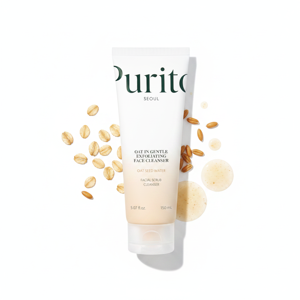 Purito Oat Cleanser - White Background