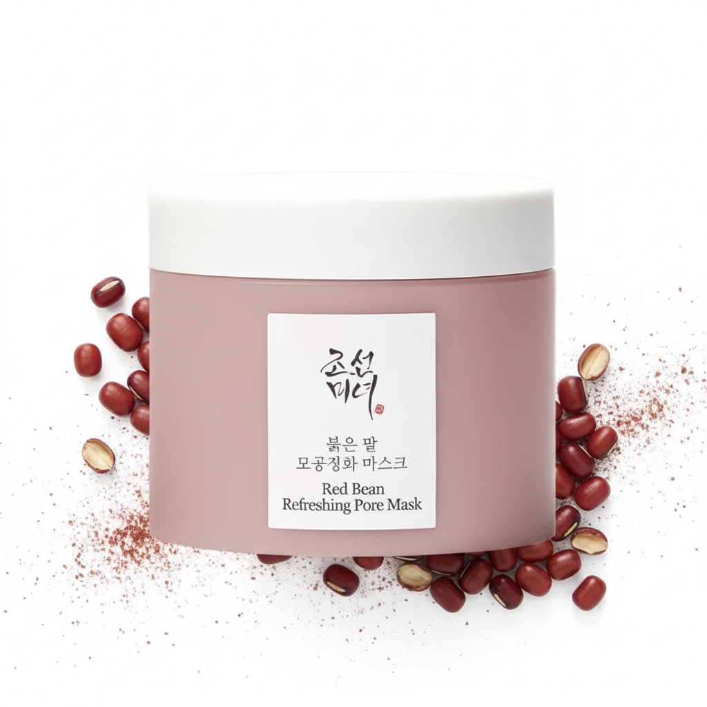 Red Bean Mask — Sfondo Bianco